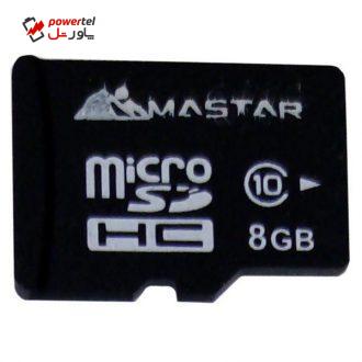 کارت حافظه microSDHC مستر مدل A-01 کلاس 10 استاندارد UHS-I U1 سرعت 30MBps ظرفیت 8 گیگابایت کارت حافظه microSDHC مستر مدل A-01 کلاس 10 استاندارد UHS-I U1 سرعت 30MBps ظرفیت 8 گیگابایت