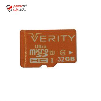کارت حافظه microSDHC وریتی مدل Ultra 633X کلاس 10 استاندارد UHS-I U1 سرعت 95MBps ظرفیت 32 کارت حافظه microSDHC وریتی مدل Ultra 633X کلاس 10 استاندارد UHS-I U1 سرعت 95MBps ظرفیت 32