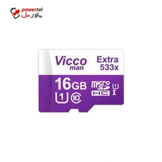 کارت حافظه microSDHC ویکومن مدل 320X کلاس 10 استاندارد UHS-I U1 سرعت 48MBps ظرفیت 16 گیگابایت