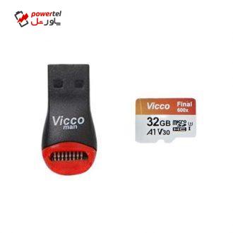 کارت حافظه microSDHC ویکومن مدل Final 600X Plus کلاس 10 استاندارد UHS-I U3 سرعت 90MBps ظرفیت 32 گیگابایت کارت حافظه microSDHC ویکومن مدل Final 600X Plus کلاس 10 استاندارد UHS-I U3 سرعت 90MBps ظرفیت 32 گیگابایت