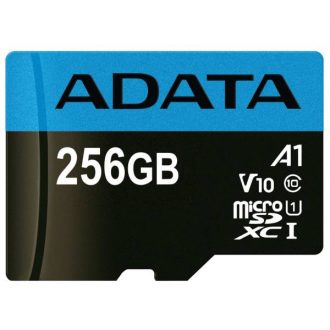 کارت حافظه microSDXC ای دیتا مدل Premier V10 A1 کلاس 10 استاندارد UHS-I سرعت 100MBps ظرفیت 256 گیگابایت کارت حافظه microSDXC ای دیتا مدل Premier V10 A1 کلاس 10 استاندارد UHS-I سرعت 100MBps ظرفیت 256 گیگابایت
