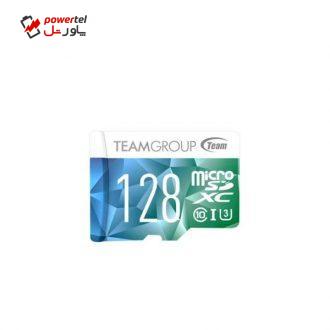 کارت حافظه microSDXC تیم گروپ مدل 7COLOR کلاس 10 استاندارد UHS-I U3 سرعت 90MBps ظرفیت 128 گیگابایت کارت حافظه microSDXC تیم گروپ مدل 7COLOR کلاس 10 استاندارد UHS-I U3 سرعت 90MBps ظرفیت 128 گیگابایت
