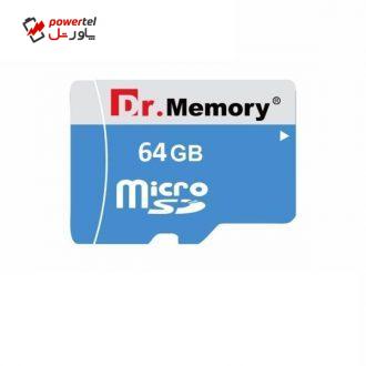 کارت حافظه microSDXC دکتر مموری مدل DR6024 آبی کلاس 10استاندارد XC سرعت ظرفیت 64 گیگابایت همراه با اداپتور SD کارت حافظه microSDXC دکتر مموری مدل DR6024 آبی کلاس 10استاندارد XC سرعت ظرفیت 64 گیگابایت همراه با اداپتور SD
