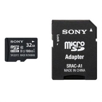 کارت حافظه microSDXC سونی مدل SR-32UYA3 کلاس 10سرعت 90MBps ظرفیت 32 گیگابایت به همراه آداپتور SD کارت حافظه microSDXC سونی مدل SR-32UYA3 کلاس 10سرعت 90MBps ظرفیت 32 گیگابایت به همراه آداپتور SD