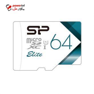 کارت حافظه microSDXC سیلیکون پاور مدل Colorful Elite کلاس 10 استاندارد UHC-I U1 سرعت 85MBps ظرفیت 64 گیگابایت کارت حافظه microSDXC سیلیکون پاور مدل Colorful Elite کلاس 10 استاندارد UHC-I U1 سرعت 85MBps ظرفیت 64 گیگابایت