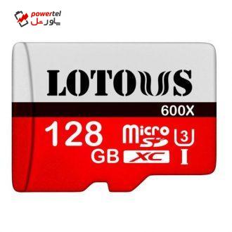 کارت حافظه microSDXC لوتوس مدل Color Elite کلاس 10 استاندارد UHS-I U3 سرعت 100MBps ظرفیت 128 گیگابایت