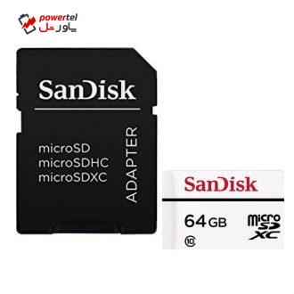 کارت حافظه microSDXC مدل G46A کلاس 10 استاندارد UHS-I سرعت 20MBps ظرفیت 64 گیگابایت به همراه آداپتور کارت حافظه microSDXC مدل G46A کلاس 10 استاندارد UHS-I سرعت 20MBps ظرفیت 64 گیگابایت به همراه آداپتور