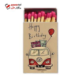 کبریت طرح Happy Birthday کد 735
