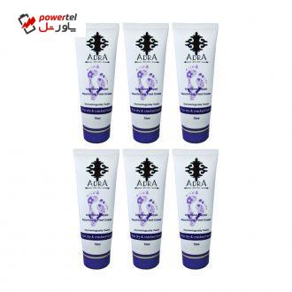کرم رفع ترک پا آدرا مدل P1 حجم 75 ملی لیتر مجموعه 6 عددی کرم رفع ترک پا آدرا مدل P1 حجم 75 ملی لیتر مجموعه 6 عددی