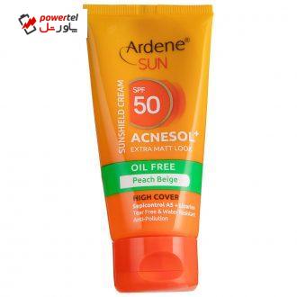 کرم ضد آفتاب آردن مدل Peach Beige مقدار 50 گرم