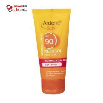 کرم ضد آفتاب رنگی آردن مدل Light Beige مقدار 50 گرم