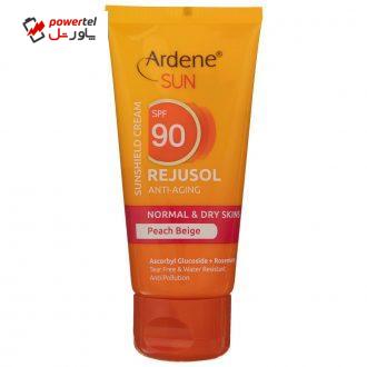 کرم ضد آفتاب مدل آردن مدل Peach Beige مقدار 50 گرم
