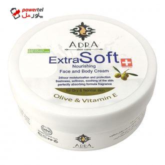 کرم مرطوب کننده آدرا مدل Olive & vitaminE حجم 200 میلی لیتر