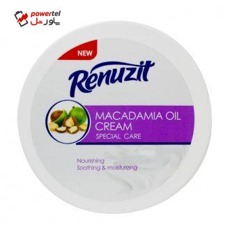 کرم مرطوب کننده رینو زیت مدل MACADAMIA OIL حجم 200 میلی لیتر