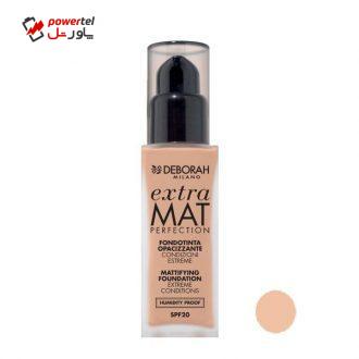 کرم پودر دبورا مدل EXTRA MAT PERFECTION شماره 0 حجم 30 میلی لیتر کرم پودر دبورا مدل EXTRA MAT PERFECTION شماره 0 حجم 30 میلی لیتر