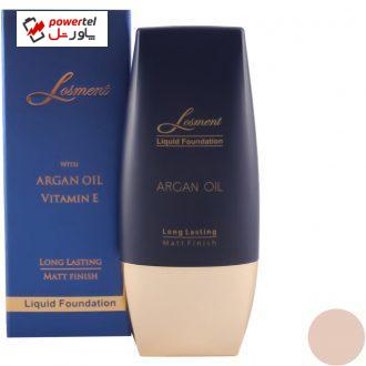 کرم پودر لوسمنت حاوی روغن آرگان و آلوئه ورا  شماره L233 حجم 30 میلی لیتر