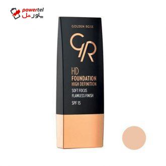 کرم پودر گلدن رز مدل HD شماره 102 حجم 30 میلی لیتر