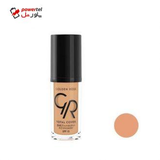 کرم پودر  گلدن رز مدل Total cover شماره 13حجم 30 میلی لیتر