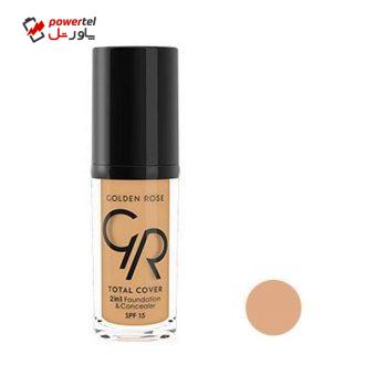 کرم پودر گلدن رز مدل Total cover شماره 14 حجم 30 میلی لیتر کرم پودر گلدن رز مدل Total cover شماره 14 حجم 30 میلی لیتر