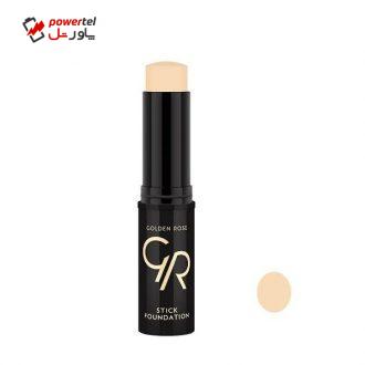 کرم پودر گلدن رز مدل stick foundation شماره 02