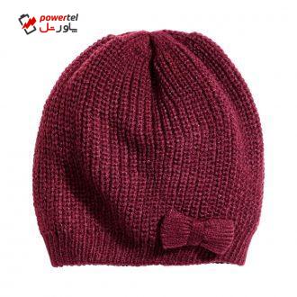 کلاه بافتنی دخترانه اچ اند ام کد 01