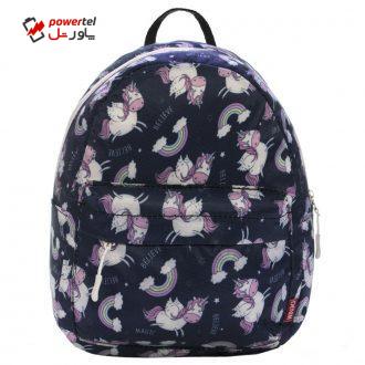 کوله پشتی دخترانه طرح اسب تک شاخ مدل 5159 کوله پشتی دخترانه طرح اسب تک شاخ مدل 5159