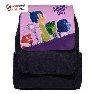 کوله پشتی دخترانه طرح inside out کد 3019 کوله پشتی دخترانه طرح inside out کد 3019