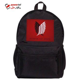 کوله پشتی طرح attack on titan کد 2017