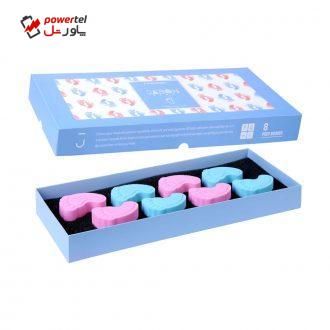 کوکتل پدیکور ژبن پلاس مدل Baby feet وزن 480 گرم بسته 8 عددی