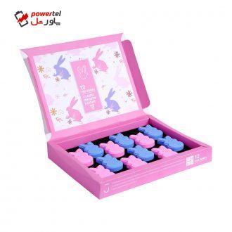 کوکتل پدیکور ژبن پلاس مدل Rabbit وزن 600 گرم بسته 12 عددی