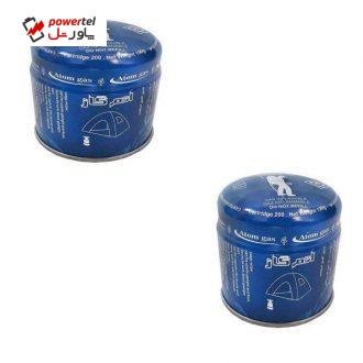 کپسول گاز سفری 190گرمی اتم گاز مدل T-2 بسته 2 عددی