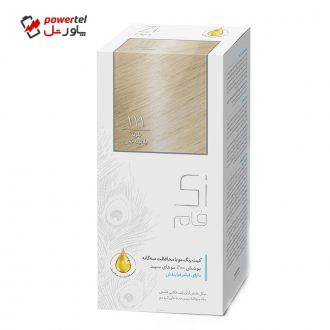 کیت رنگ مو زی فام شماره 111 حجم 50 میلی لیتر بلوند پلاتینه یخی کیت رنگ مو زی فام شماره 111 حجم 50 میلی لیتر بلوند پلاتینه یخی