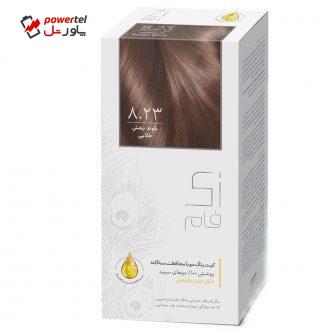 کیت رنگ مو زی فام شماره 8.23 حجم 50 میلی لیتر بلوند بنفش طلایی