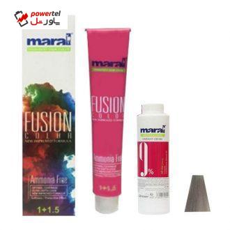 کیت رنگ مو مارال مدل Fusion شماره 5.101 حجم 100 میلی لیتر رنگ خاکستری سربی کیت رنگ مو مارال مدل Fusion شماره 5.101 حجم 100 میلی لیتر رنگ خاکستری سربی