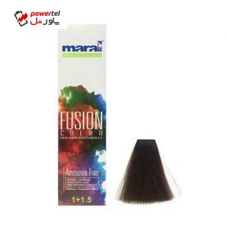 کیت رنگ مو مارال مدل Fusion شماره 5.895 حجم 100 میلی لیتر رنگ شکلاتی قهوه ای کیت رنگ مو مارال مدل Fusion شماره 5.895 حجم 100 میلی لیتر رنگ شکلاتی قهوه ای