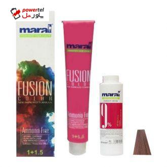 کیت رنگ مو مارال مدل Fusion شماره 6.891 حجم 100 میلی لیتر رنگ قهوه ای کورال کیت رنگ مو مارال مدل Fusion شماره 6.891 حجم 100 میلی لیتر رنگ قهوه ای کورال