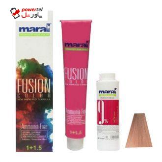 کیت رنگ مو مارال مدل Fusion شماره 7.691 حجم 100 میلی لیتر رنگ قهوه ای ماری گلد کیت رنگ مو مارال مدل Fusion شماره 7.691 حجم 100 میلی لیتر رنگ قهوه ای ماری گلد