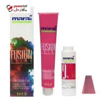 کیت رنگ مو مارال مدل Fusion شماره 7.916 حجم 100 میلی لیتر رنگ کوارتز صورتی کیت رنگ مو مارال مدل Fusion شماره 7.916 حجم 100 میلی لیتر رنگ کوارتز صورتی
