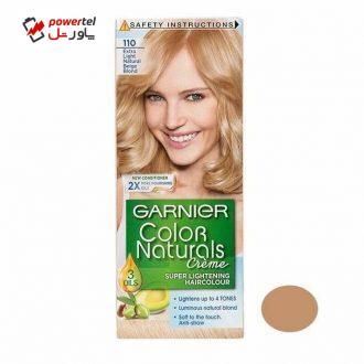 کیت رنگ مو گارنیه شماره 110 حجم 40 میلی لیتر رنگ بژ  طلایی