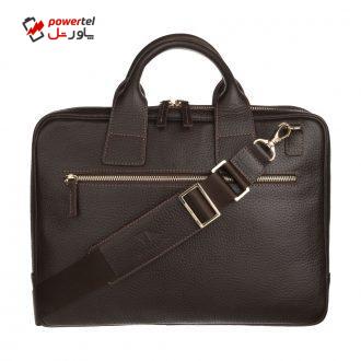 کیف اداری مردانه چرم مشهد مدل A5566-091 کیف اداری مردانه چرم مشهد مدل A5566-091