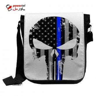کیف دوشی طرح Punisher Skull کد KD259 کیف دوشی طرح Punisher Skull کد KD259