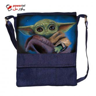 کیف رودوشی چی چاپ طرح Baby yoda کد 65546