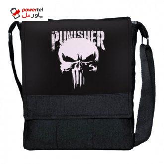 کیف رودوشی چی چاپ طرح Punisher کد 65559 کیف رودوشی چی چاپ طرح Punisher کد 65559