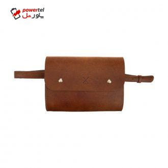 کیف کمری مردانه چرم لانکا مدل WB-03-01