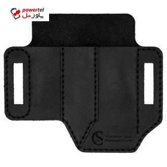کیف کمری چاقو و چراغ قوه چرمینه اسپرت کد 79KN