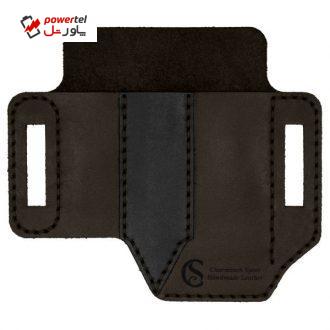 کیف کمری چاقو و چراغ قوه چرمینه اسپرت کد 79KN2