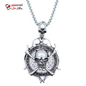 گردنبند طرح اسکلت کد STL008 گردنبند طرح اسکلت کد STL008