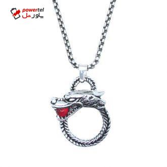 گردنبند طرح اژدها کد STL005 گردنبند طرح اژدها کد STL005