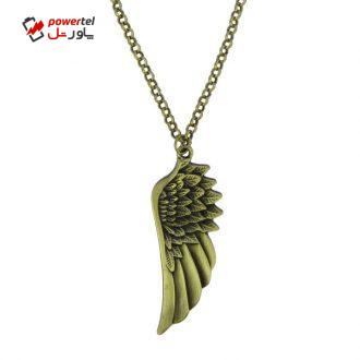 گردنبند طرح بال کد 019 گردنبند طرح بال کد 019