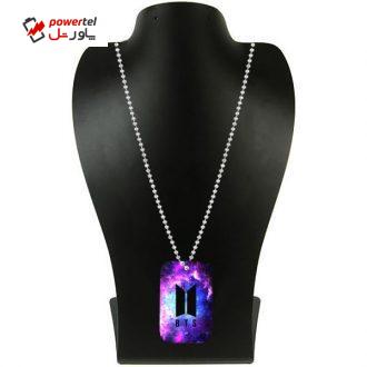 گردنبند طرح بی تی اس کد pf15 گردنبند طرح بی تی اس کد pf15